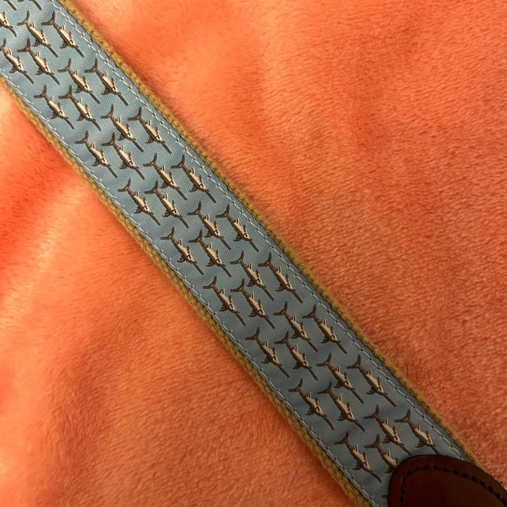 Shark motif belt